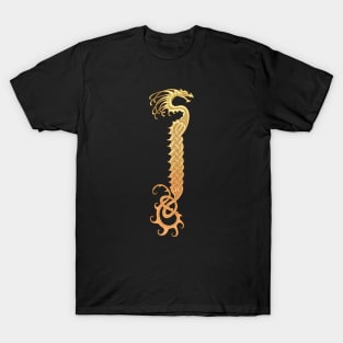 Celtic Serpent - Gold T-Shirt